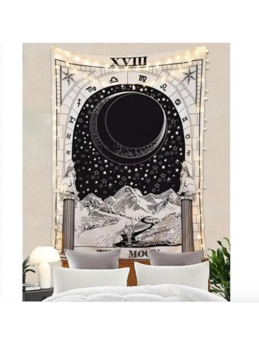 NWT Moon Tarot Card Tapestry